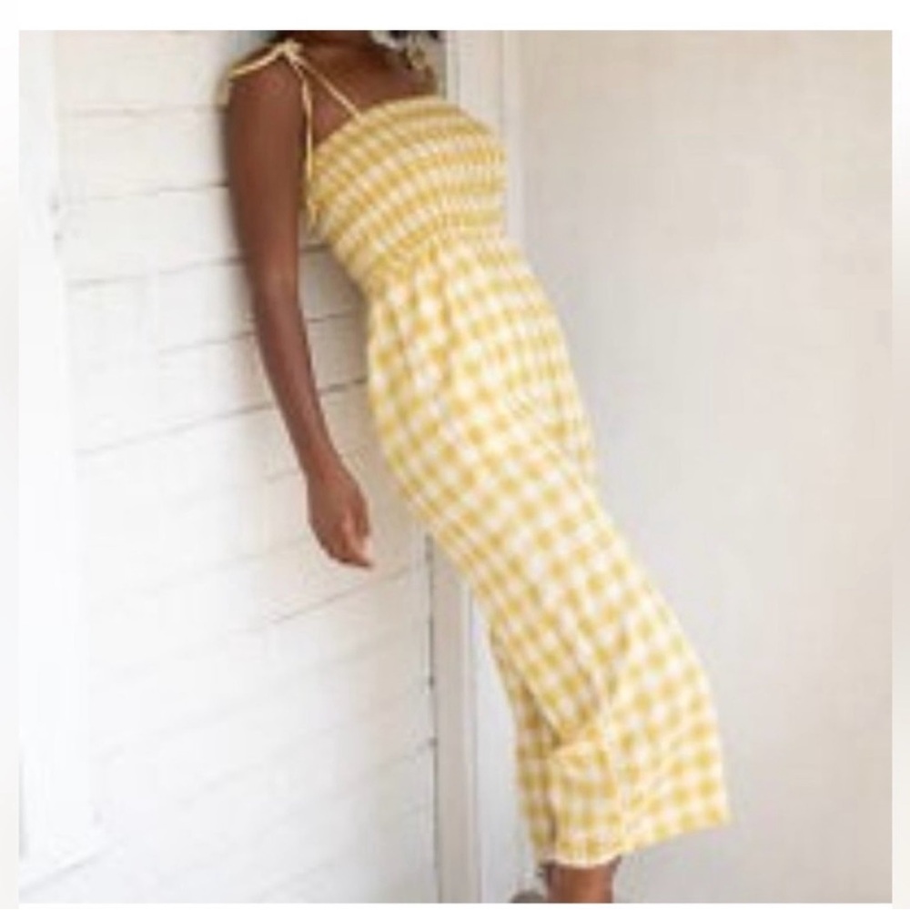 Yellow Gingham Sundress